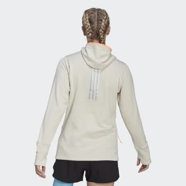 X-City Flooce Running Long Sleeve Hettegenser Beige