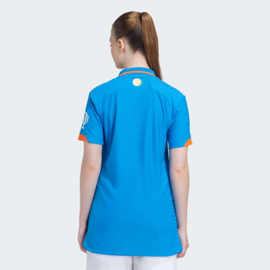 Women Cricket Blue ONE DAY INTERNATIONAL  CRICKET JERSEY