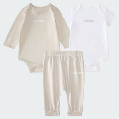 3-Piece Linear Logo Bodyshirt & Pant Set