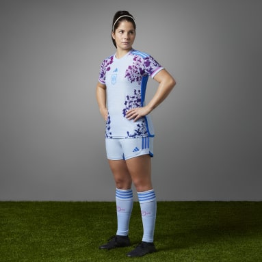 Camiseta segunda equipación selección femenina España 23 Authentic Azul Mujer Fútbol