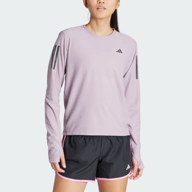 Camisola Own the Run Roxo Mulher Running