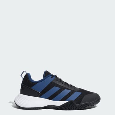 Black adidas discount tennis shoes