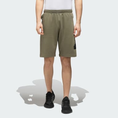 Olive green adidas shorts store