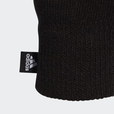 Training Black 3-Stripes Conductive Gloves