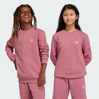 Kids Originals Pink Adicolor Crew Sweatshirt