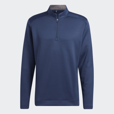 Muži Golf modrá Mikina Club Quarter-Zip