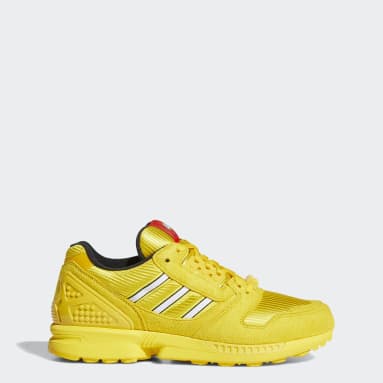 Men originals Yellow adidas ZX 8000 x LEGO® Shoes
