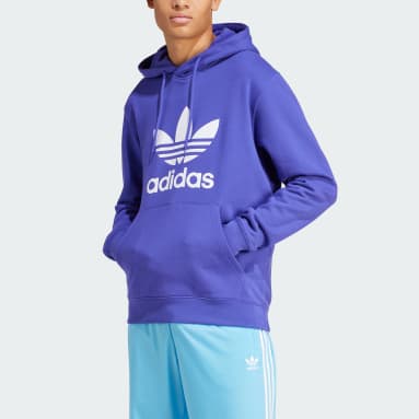 Sudadera con capucha Adicolor Classics Trefoil Violeta Hombre Originals