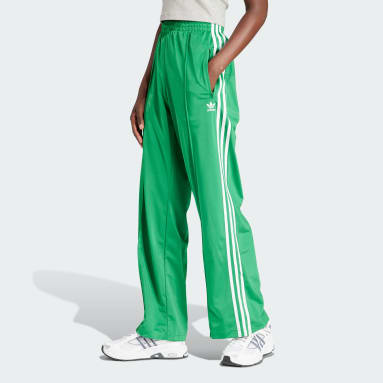 Women's Originals Green Adicolor Firebird Loose Track Pants