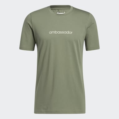 Men Golf Green Adicross Concert Tee