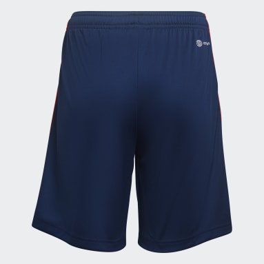 Pantalón corto segunda equipación Olympique de Lyon 22/23 Azul Niño Fútbol