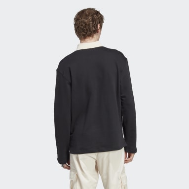 adidas RIFTA Metro Long Sleeve Rugbytrøye Svart