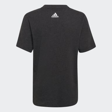 Kids Training Black Future Icons 3-Stripes Logo Tee