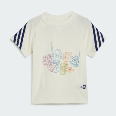 Ensemble t-shirt adidas x Star Wars Young Jedi Blanc Enfants Sportswear