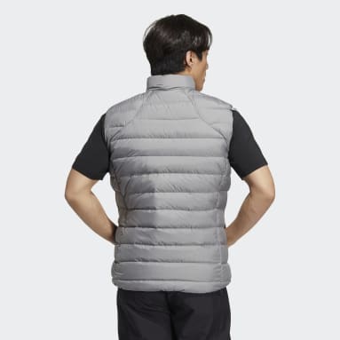 남성 Golf Grey 다운 베스트