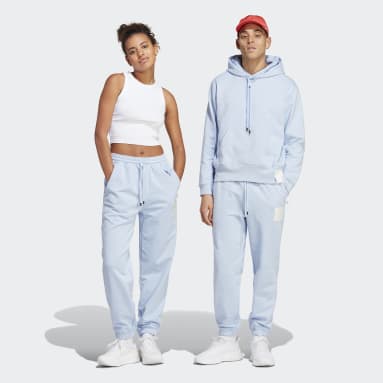 Pantalon en molleton épais Lounge Bleu Sportswear