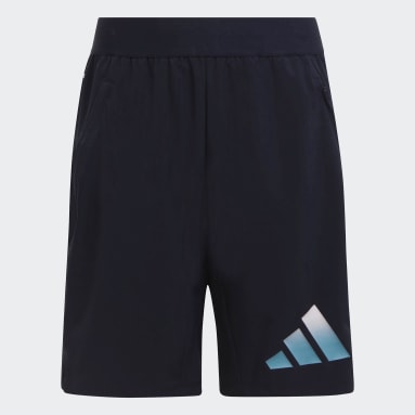 Boys Sportswear Blue Train Icons AEROREADY Logo Woven Shorts
