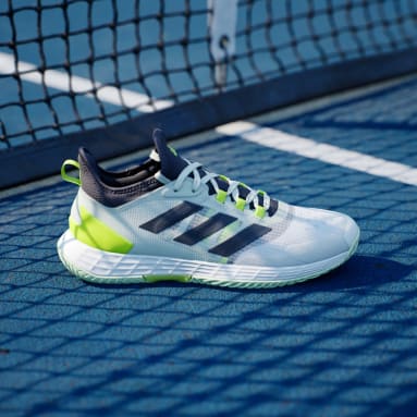 Men Tennis White Adizero Ubersonic 4.1 Tennis Shoes