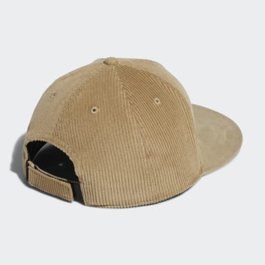 남성 Golf Beige 코듀로이 플랫 캡