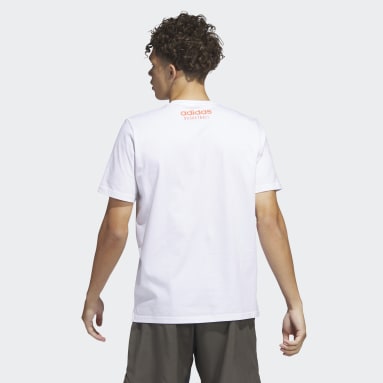 T-shirt graphique Pass Rock Basketball blanc Hommes Basketball