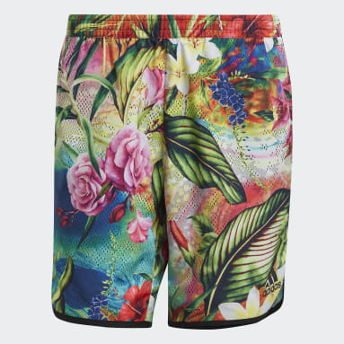 Shorts M20 Floral Azul Hombre Running