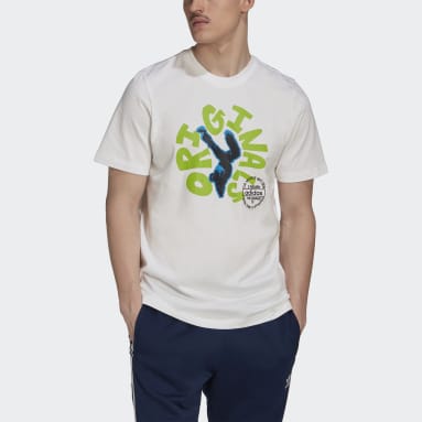 Camiseta Unite Estampada Blanco Hombre Originals