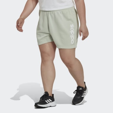 Short Essentials Slim Logo (Grandes tailles) vert Femmes Sportswear