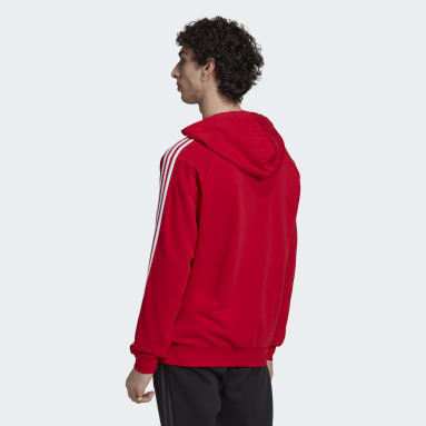 Arsenal DNA 3-Stripes Full-Zip Hettegenser Rød