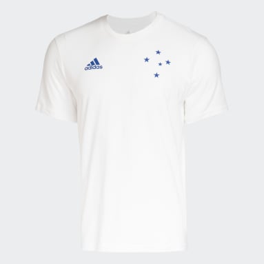 Camiseta Concentração Cruzeiro Branco Homem Futebol