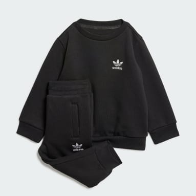 Conjunto sudadera cuello redondo y pantalón (Bebé)