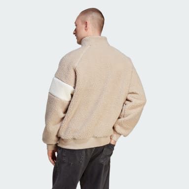 남성 Lifestyle Beige 윈터 플리스 재킷