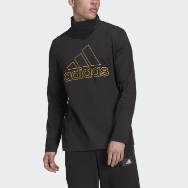 Men Sportswear Black Future Icons Embroidered Badge of Sport Long Sleeve Tee