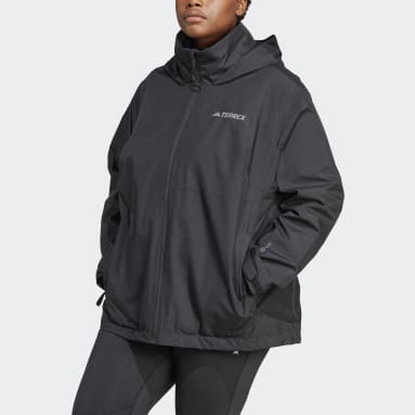 Frauen TERREX TERREX Multi RAIN.RDY 2-Layer Regenjacke – Große Größen Schwarz