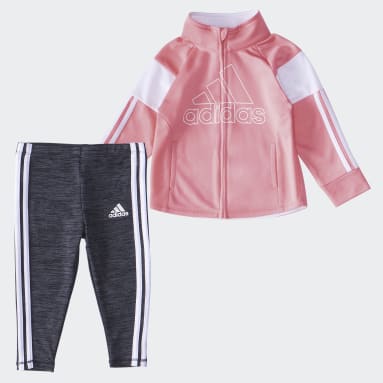 Infant & Toddler Training Red Tricot Jacket and Tights Set