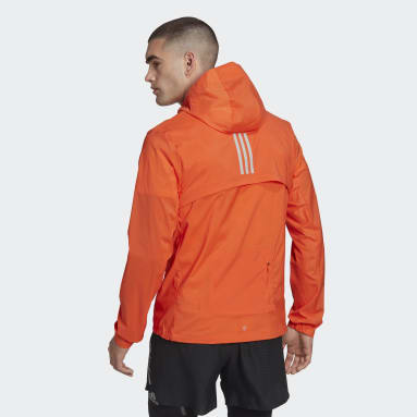 Giacca Marathon Arancione Uomo Running