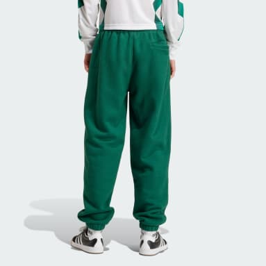 Green adidas pants mens top
