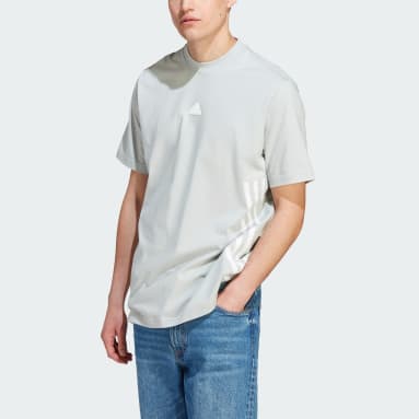 T-shirt Future Icons 3-Stripes Grigio Uomo Sportswear