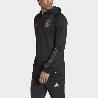 Männer Fußball DFB Tiro 23 Hoodie Schwarz