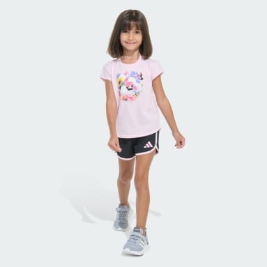 Two-Piece Cap Sleeve Tee and Woven Shorts Set