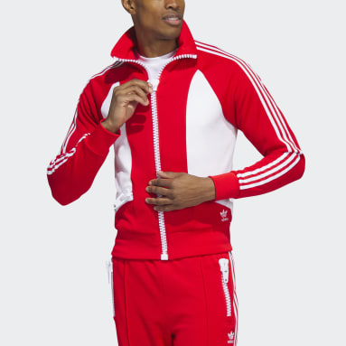 Red Track Tops | adidas UK