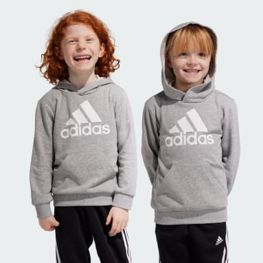 Børn Sportswear Grå Essentials Logo hættetrøje