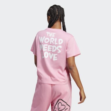 Dames Originals roze adidas Originals x André Saraiva T-shirt