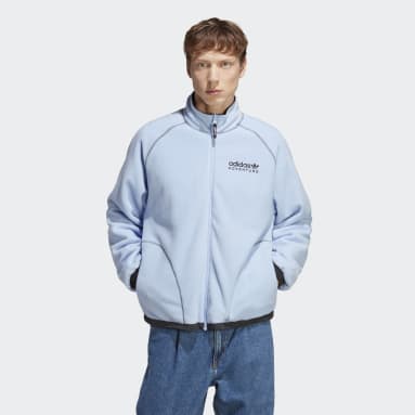 남성 Lifestyle Blue 어드벤쳐 FC 리버서블 폴라 하프집 재킷