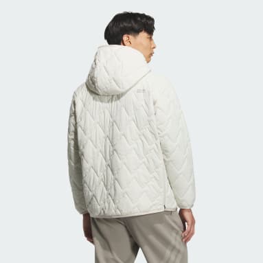 1/4 지퍼 패디드 풀오버 롱 슬리브