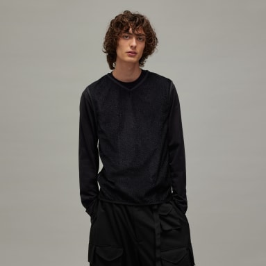 เสื้อกั๊กผ้าถักแนวดิ่งลายวาฟเฟิล Y-3