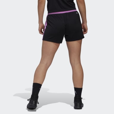 Frauen Fußball Tiro Essentials Shorts Schwarz
