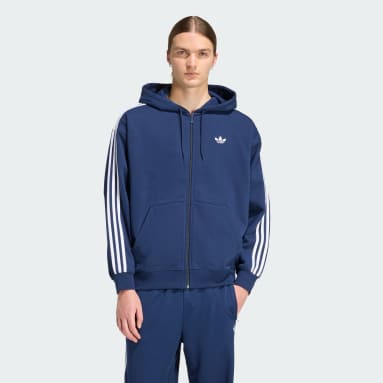 Moletom com Capuz Adidas Adicolor Oversized com Zíper Total