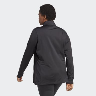 Women TERREX Black Terrex Multi Full-Zip Fleece Jacket (Plus Size)