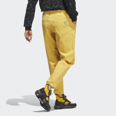 Calças de Golfe Adicross Amarelo Homem Golfe