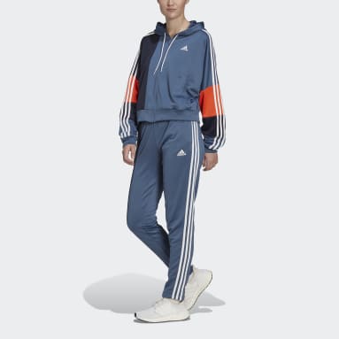 Promo vêtements bleus femmes adidas FR Outlet